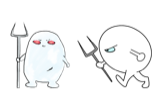 White blood cell enemy character design