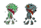Zombie virus character design