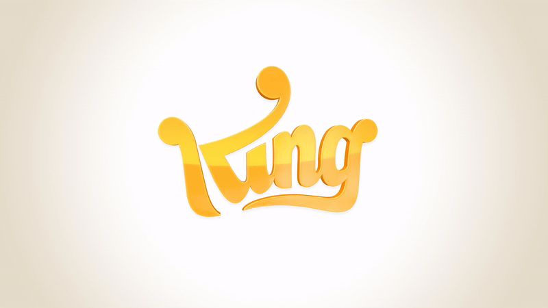 King branded BlueJeans welcome screen animation