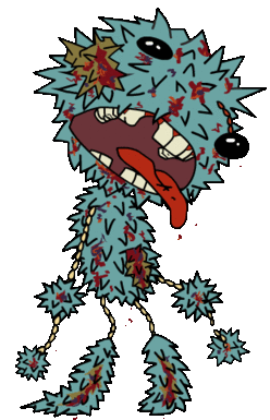 Zombie virus idle animation